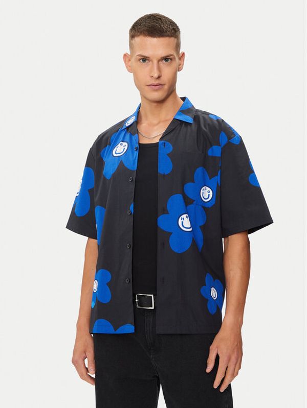 Hugo Hugo Košulja Eligino 50513855 Crna Oversize