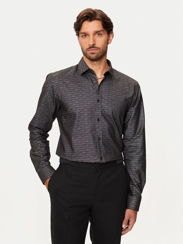 Hugo Hugo Košulja Elisha02 50524846 Crna Extra Slim Fit