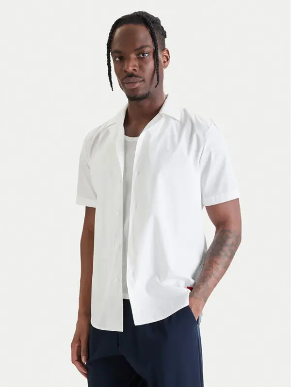 HUGO HUGO Košulja Ellino 50560584 Bijela Relaxed Fit
