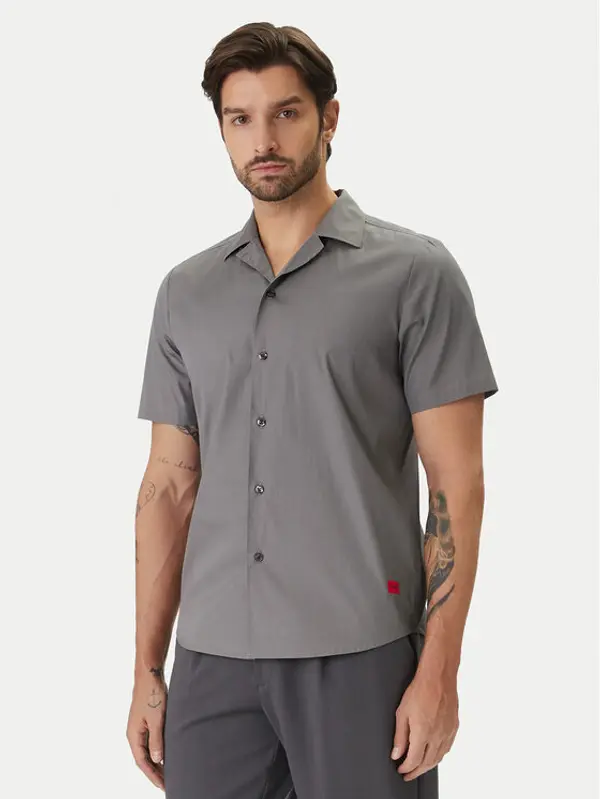 HUGO HUGO Košulja Ellino 50560584 Siva Relaxed Fit