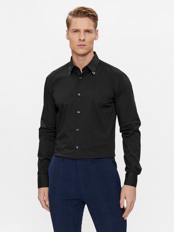 Hugo Hugo Košulja Ermo 50508633 Crna Slim Fit