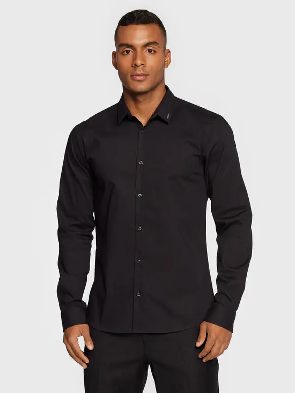HUGO Hugo Košulja Ero3 50475678 Crna Extra Slim Fit