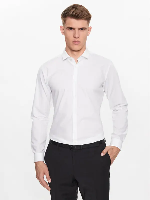 HUGO Hugo Košulja Erondo 50389769 Bijela Extra Slim Fit