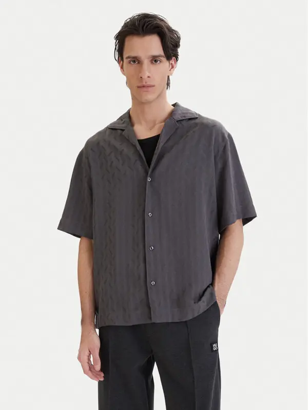 HUGO HUGO Košulja Espino 50560614 Siva Oversize