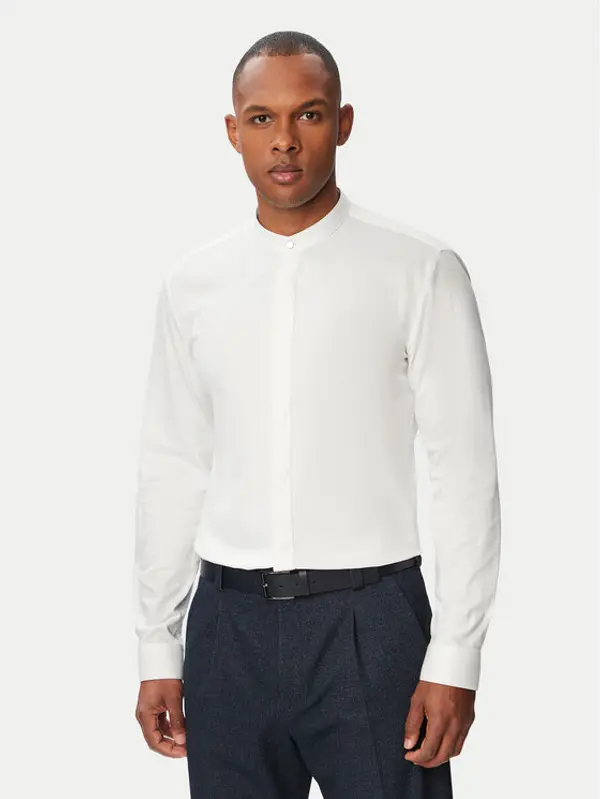 HUGO HUGO Košulja Kaleb 50544949 Bijela Slim Fit