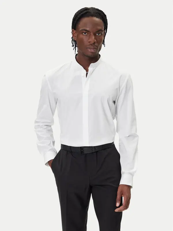 HUGO HUGO Košulja Kaleb 50551253 Bijela Slim Fit