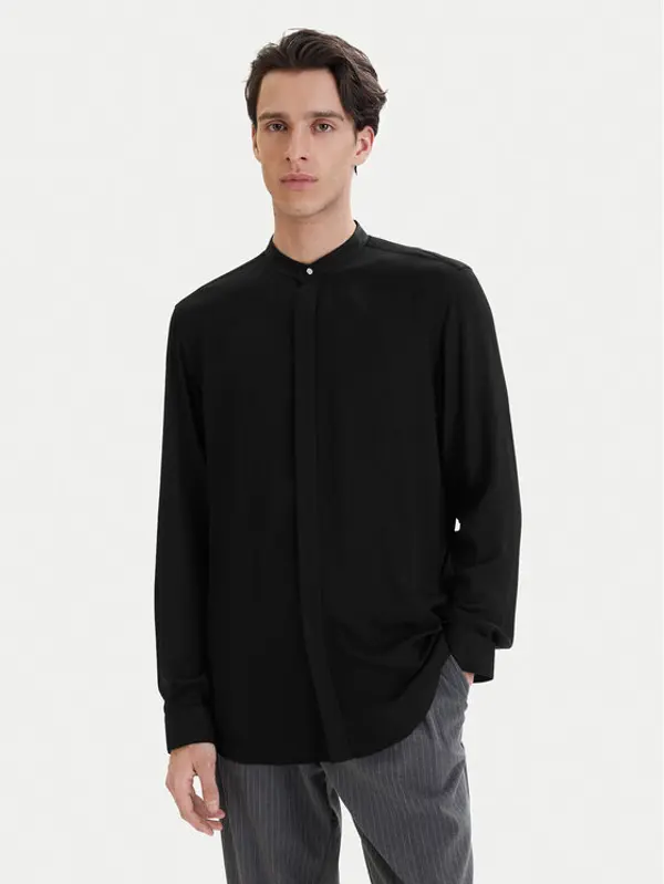 HUGO HUGO Košulja Kaleb 50554719 Crna Slim Fit