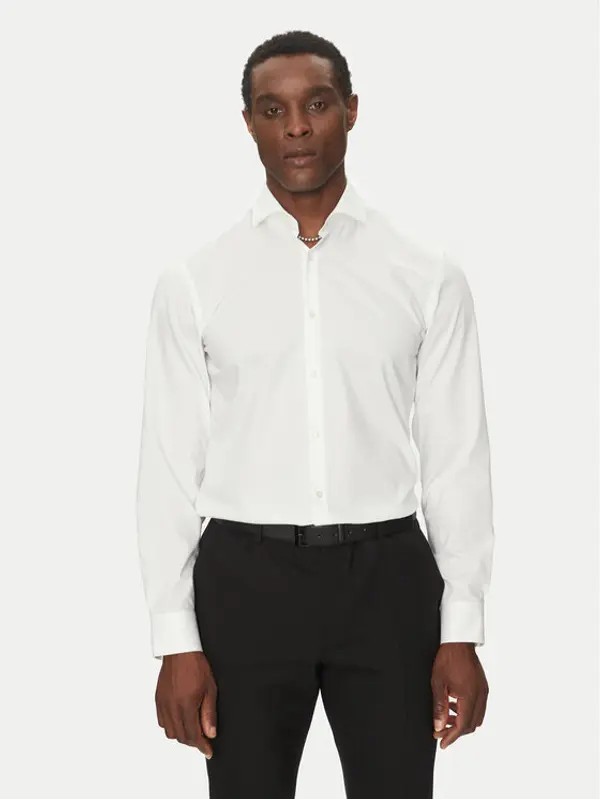 HUGO HUGO Košulja Kason 50482056 Bijela Slim Fit
