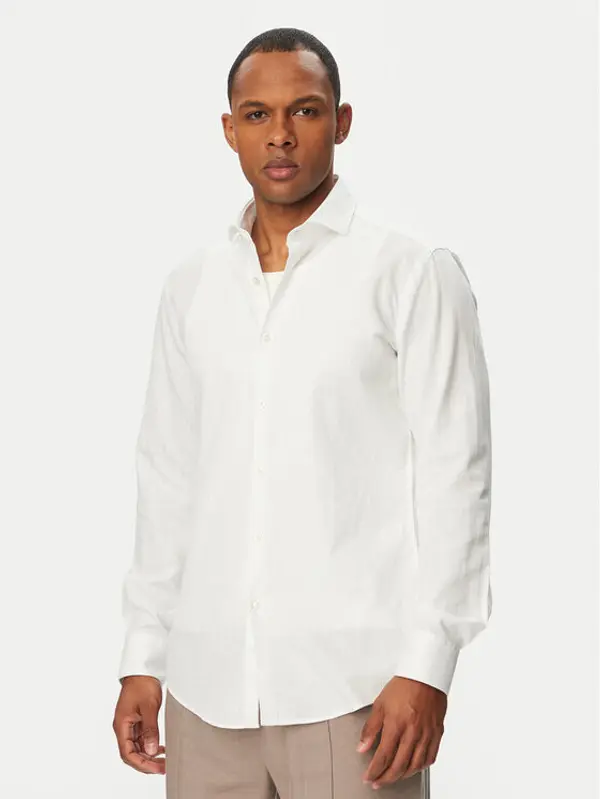 HUGO HUGO Košulja Kason 50539775 Bijela Slim Fit