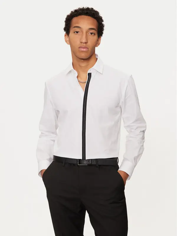 HUGO Hugo Košulja Keidi 50524849 Bijela Slim Fit