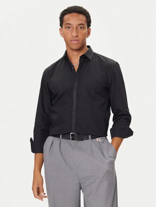 HUGO HUGO Košulja Keidi 50549775 Crna Slim Fit