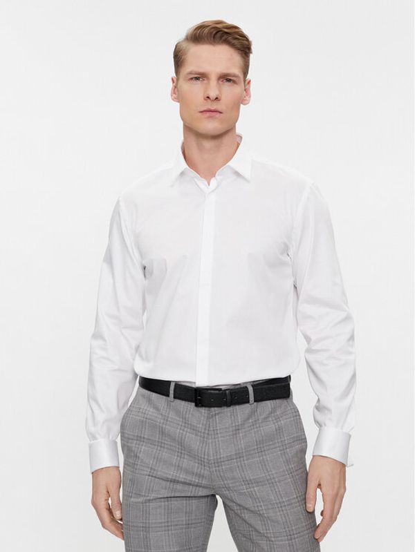 Hugo Hugo Košulja Kennew 50508549 Bijela Slim Fit