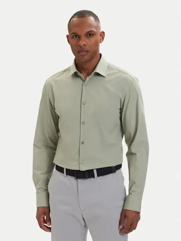HUGO HUGO Košulja Kenno 50289499 Svijetlo zelena Slim Fit
