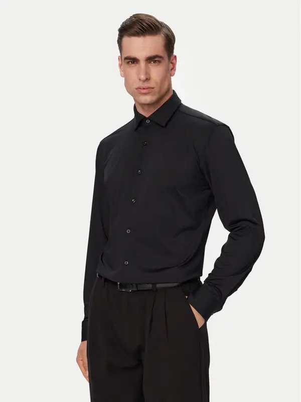 HUGO HUGO Košulja Kenno 50481195 Crna Slim Fit