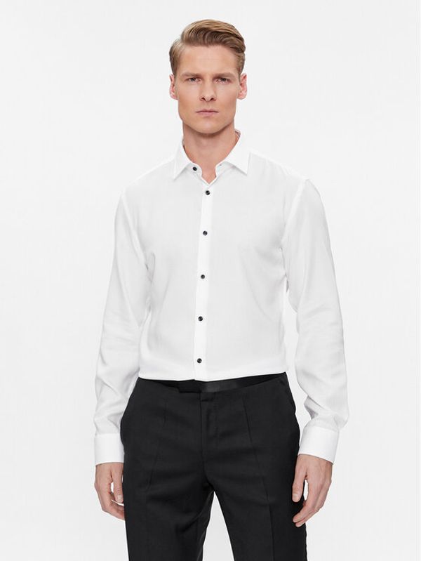 Hugo Hugo Košulja Kenno 50500998 Bijela Slim Fit