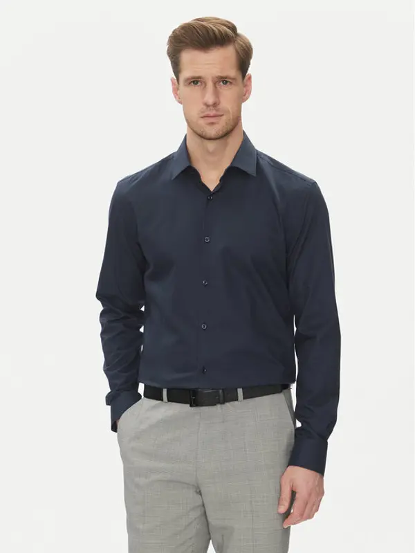 HUGO HUGO Košulja Kenno 50539707 Tamnoplava Slim Fit