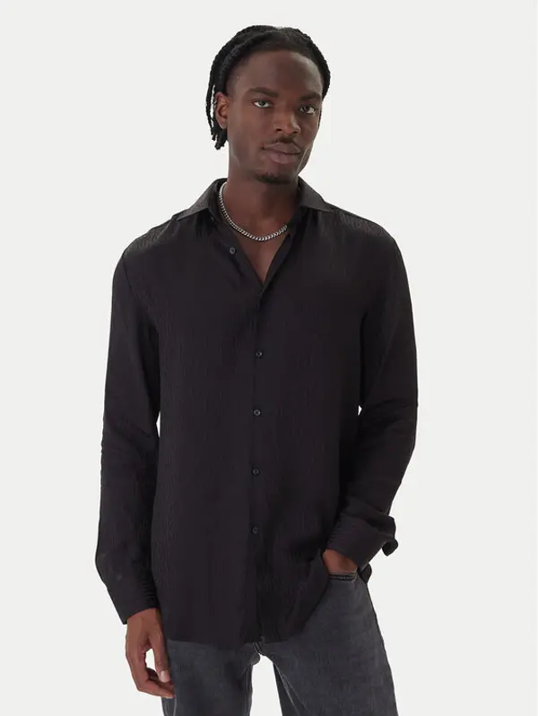 HUGO HUGO Košulja Kenno 50550513 Crna Slim Fit