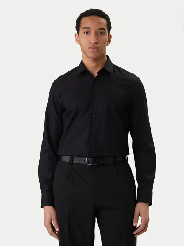 HUGO HUGO Košulja Kenno 50555295 Crna Slim Fit