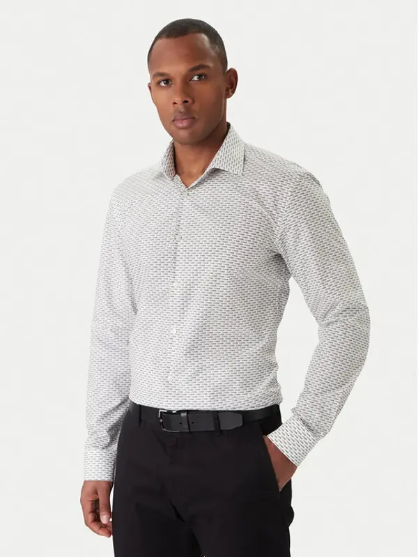 HUGO HUGO Košulja Kenno 50555318 Bijela Slim Fit