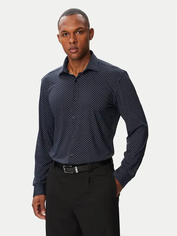 HUGO HUGO Košulja Kenno 50566332 Tamnoplava Slim Fit