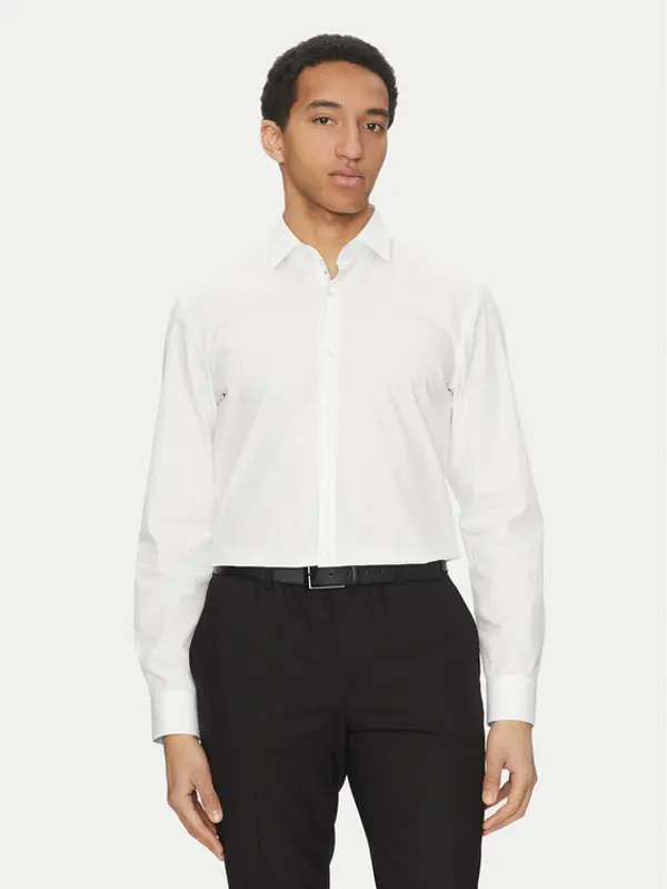 HUGO HUGO Košulja Koey 50539808 Bijela Slim Fit