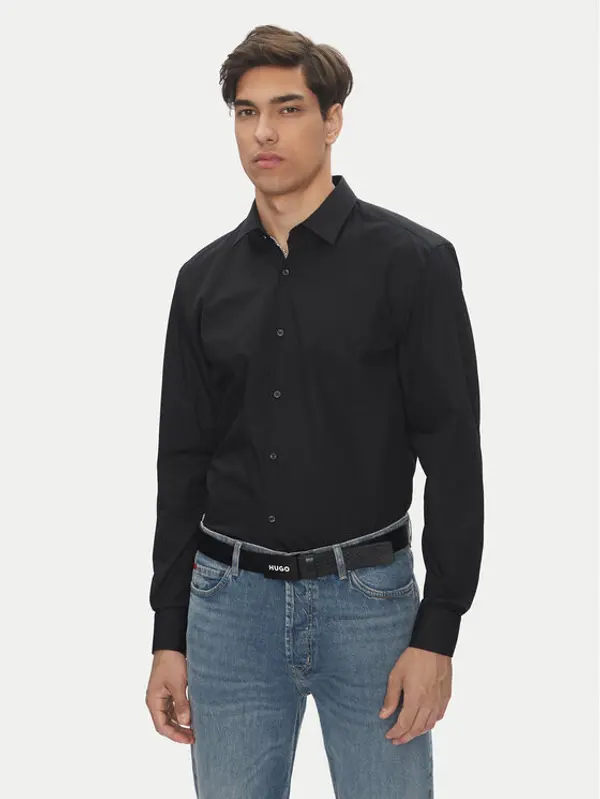 HUGO HUGO Košulja Koey 50544922 Crna Slim Fit