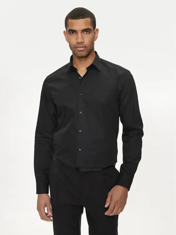 HUGO Hugo Košulja Valerio 50519812 Crna Modern Fit