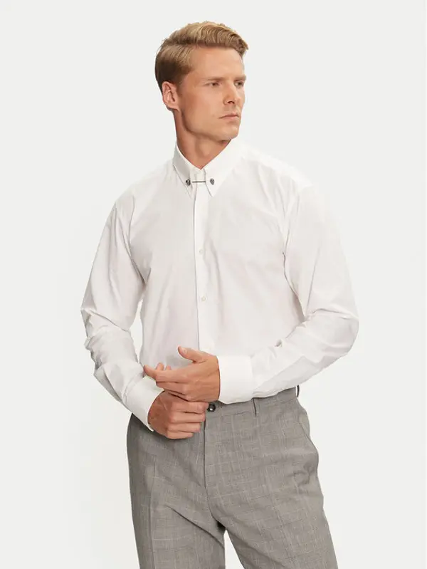 HUGO Hugo Košulja Vikko 50524838 Bijela Modern Fit
