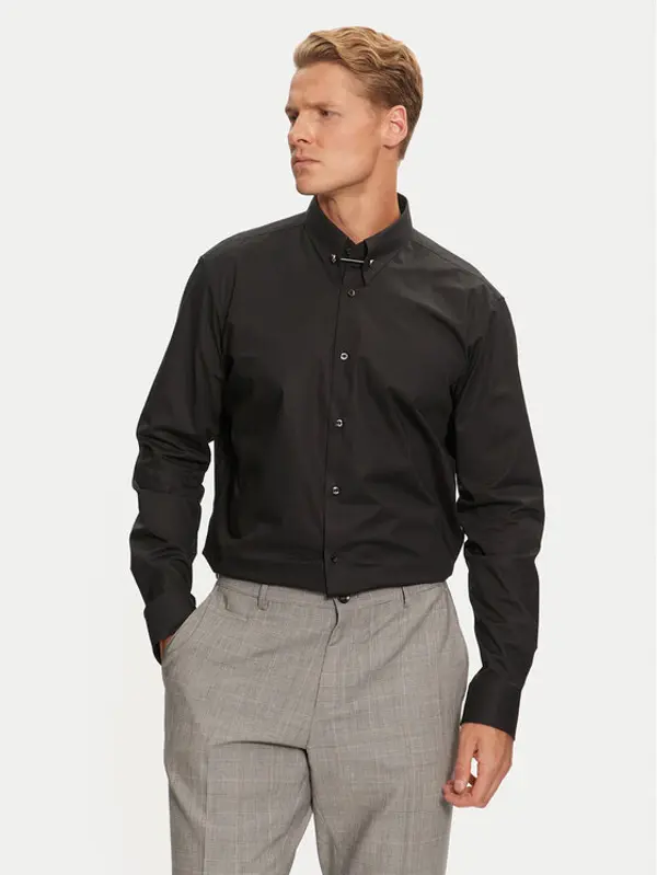HUGO Hugo Košulja Vikko 50524838 Crna Modern Fit