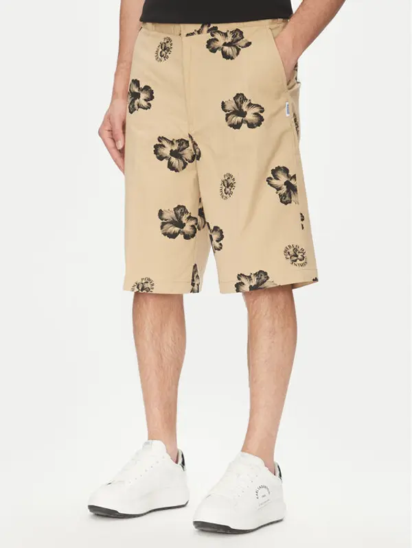 HUGO HUGO Kratke hlače Damo242 50542159 Bež Baggy Fit