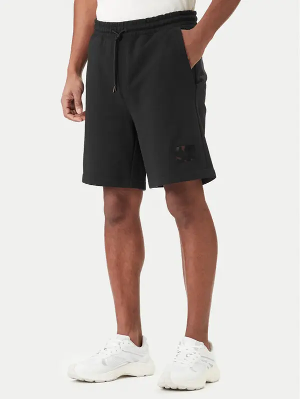 HUGO HUGO Kratke hlače Darix 50557471 Crna Relaxed Fit