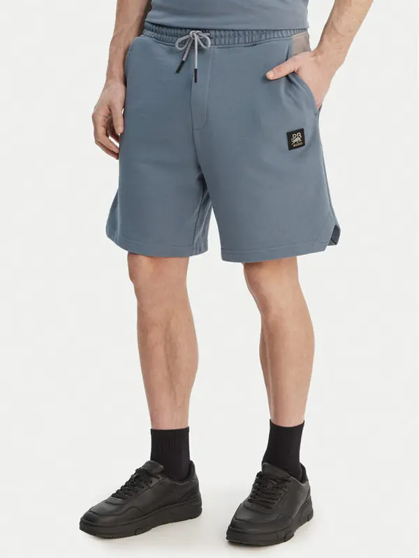 HUGO HUGO Kratke hlače Despen_RB 50559712 Siva Relaxed Fit