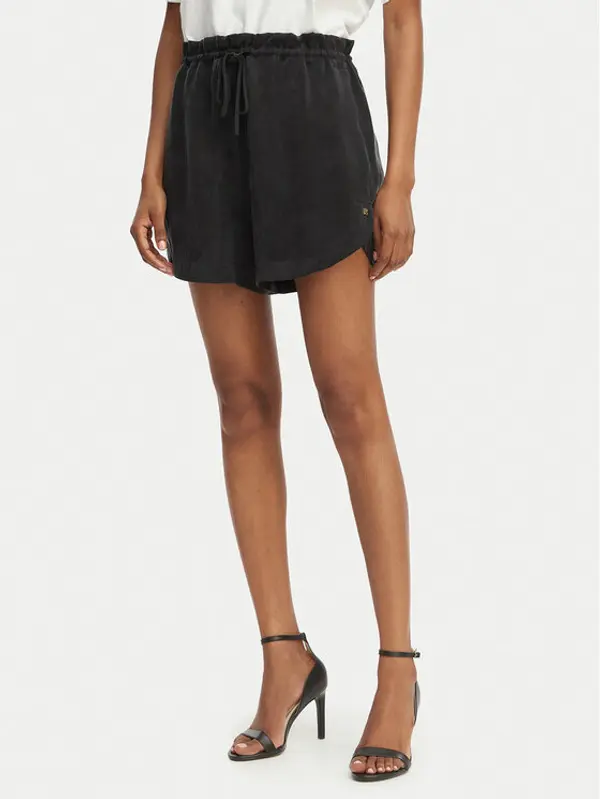 HUGO HUGO Kratke hlače Hermione-1 50559554 Crna Loose Fit