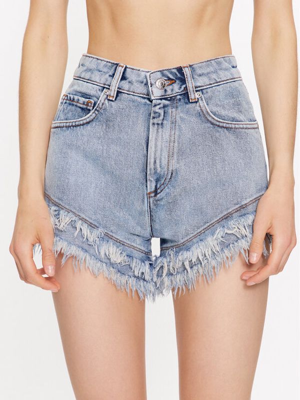 Hugo Hugo Kratke traperice 50487612 Svijetloplava Regular Fit