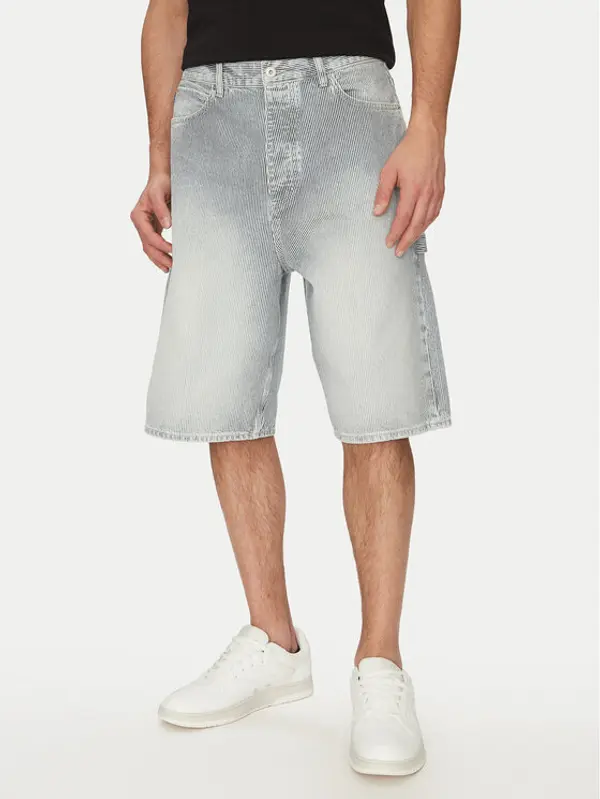 HUGO HUGO Kratke traperice 50534609 Svijetloplava Regular Fit
