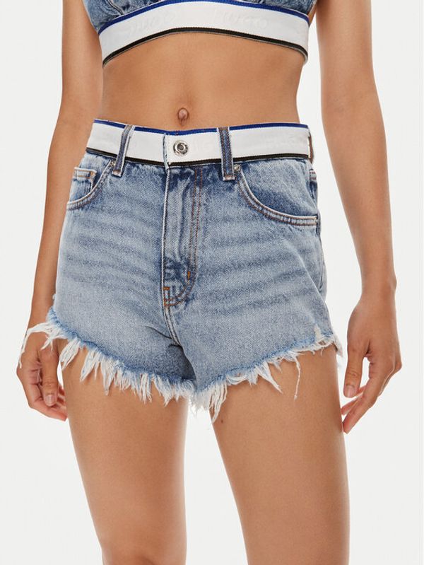 Hugo Hugo Kratke traperice Galara_2_B 50514699 Plava Regular Fit