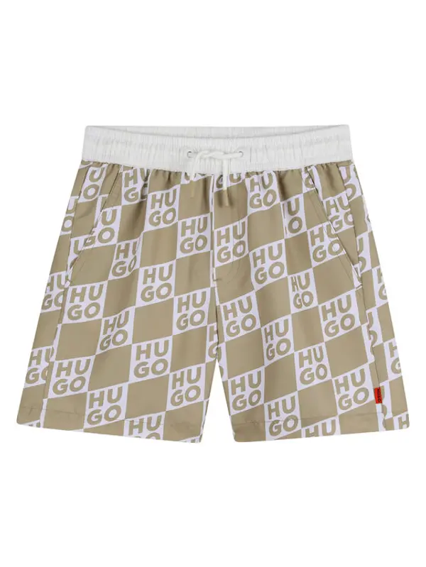 HUGO HUGO Kupaće gaće i hlače G00979 S Bež Regular Fit