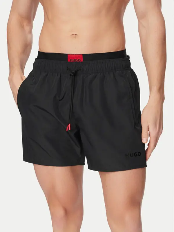 HUGO HUGO Kupaće gaće i hlače Galaxy Swim 50561128 Crna Regular Fit