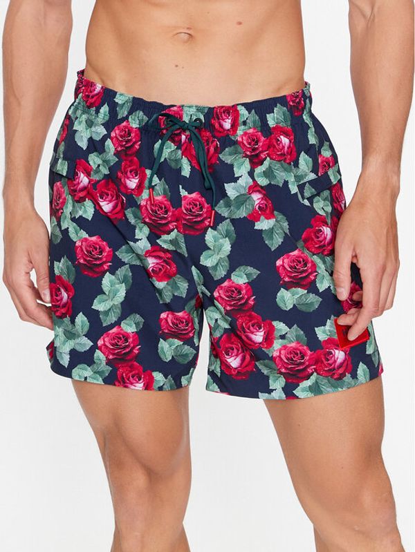 Hugo Hugo Kupaće hlače Bloom 50501331 Tamnoplava Regular Fit