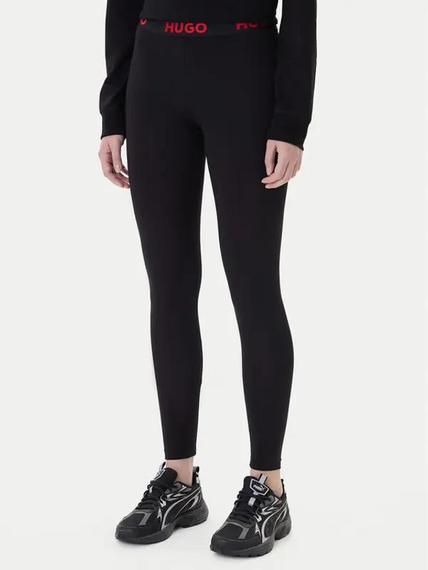 HUGO Hugo Leggings 50495304 Crna Skinny Fit