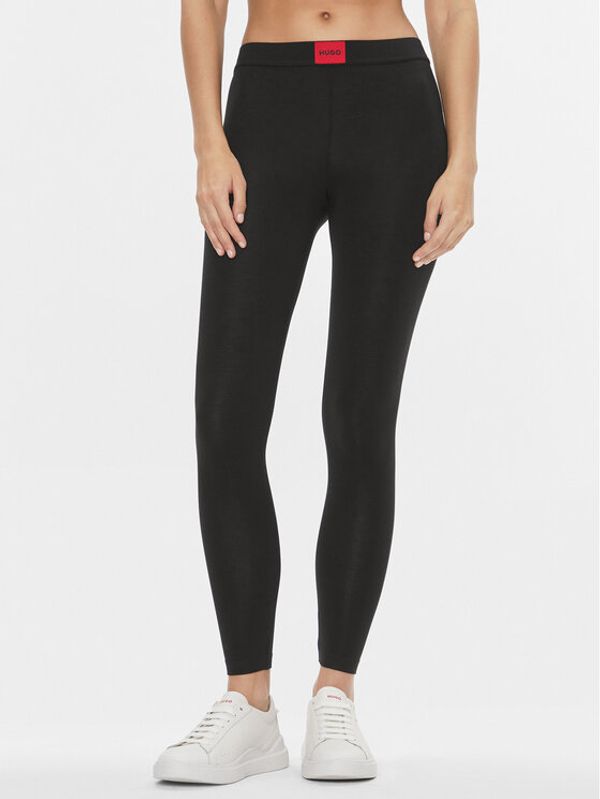 Hugo Hugo Leggings Thermal 50492277 Crna Slim Fit