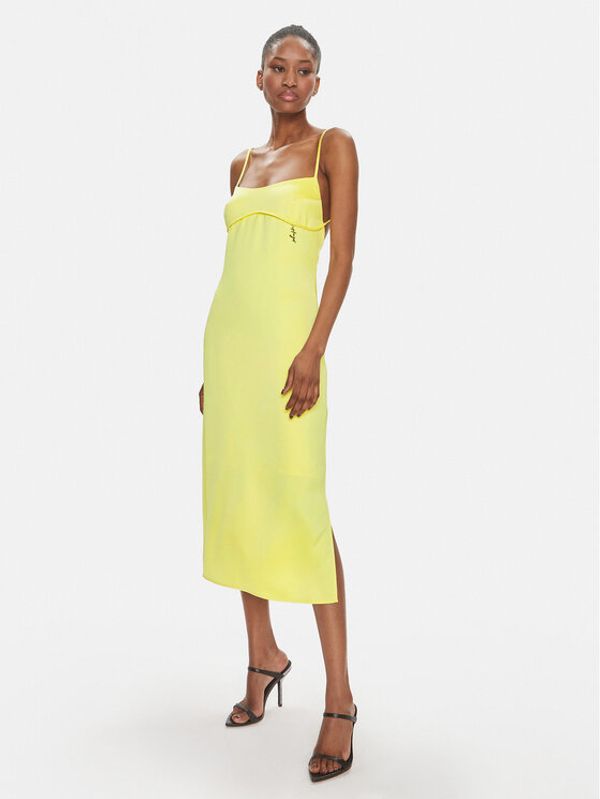 Hugo Hugo Ljetna haljina Kabana-1 50510925 Žuta Slim Fit