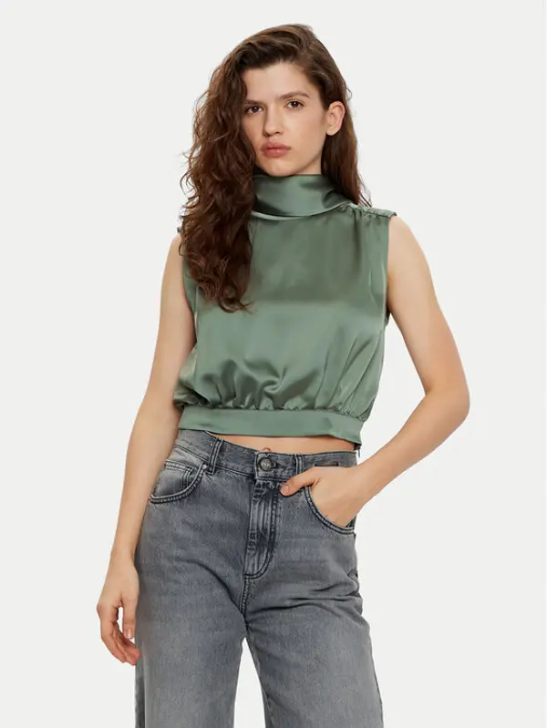 HUGO HUGO Majica Canile-1 50530475 Zelena Regular Fit