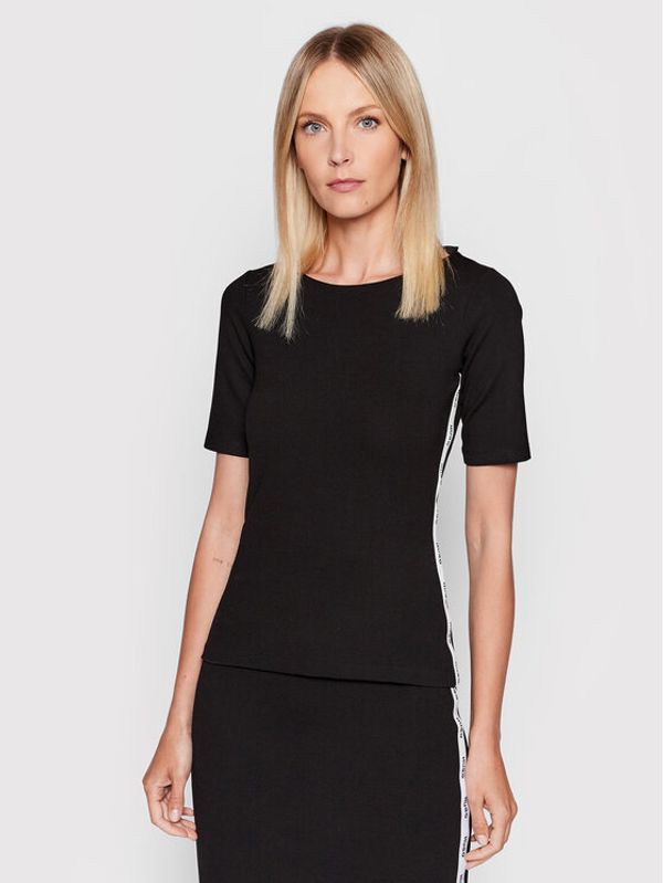 Hugo Hugo Majica Darvela 50481863 Crna Slim Fit