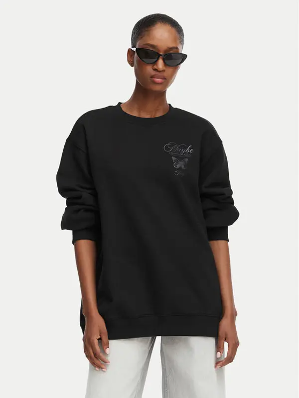 HUGO HUGO Majica dugih rukava Classic Crew 50566576 Crna Regular Fit