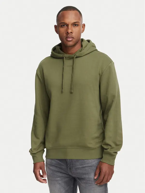 HUGO HUGO Majica dugih rukava Dapo 50486478 Zelena Relaxed Fit