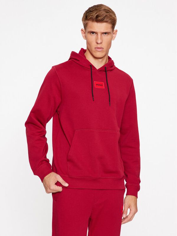 Hugo Hugo Majica dugih rukava Daratschi214 50458700 Crvena Regular Fit