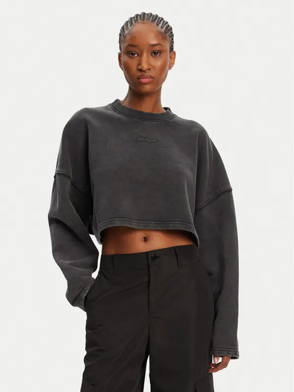 HUGO HUGO Majica dugih rukava Derissa_B 50545035 Crna Relaxed Fit