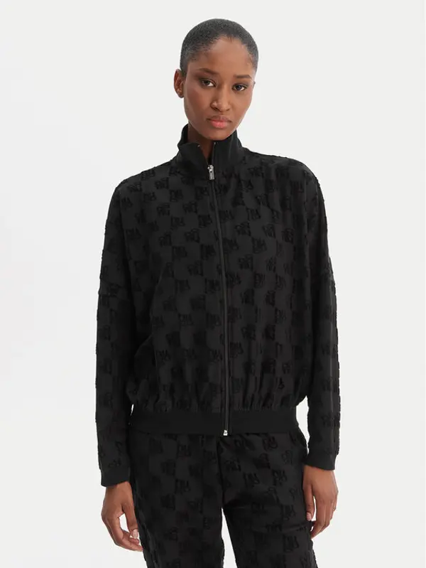 HUGO HUGO Majica dugih rukava Monogram 50556831 Crna Regular Fit