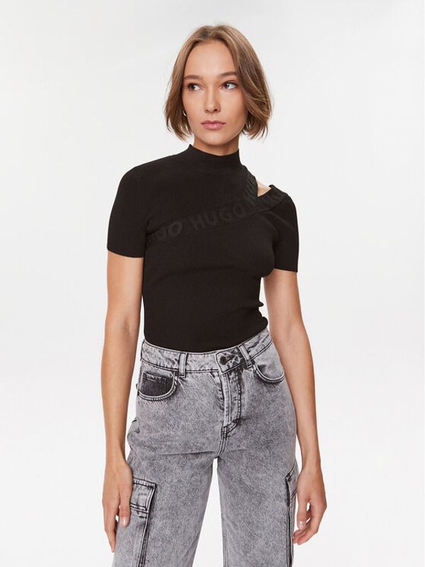 Hugo Hugo Majica Sliqueta 50500764 Crna Slim Fit